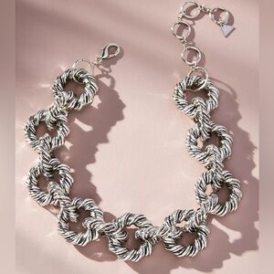 Anthropologie Chunky Sailor-Knot Chain Necklace